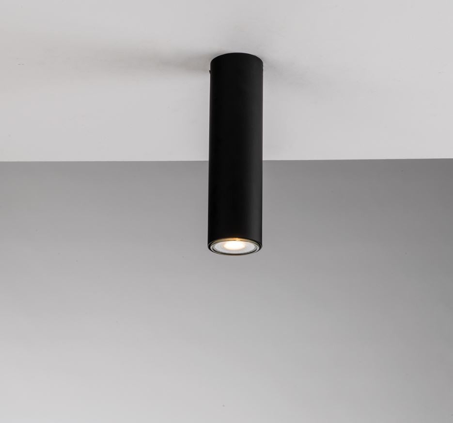 Plafoniera cilindro 1XGU10 non incl. 20 cm bianco-nero-oro-cromo-corten FLUKE-PL20 Plafoniera cilindro 1XGU10 non incl. 20 cm bianco-nero-oro-cromo-corten FLUKE-PL20